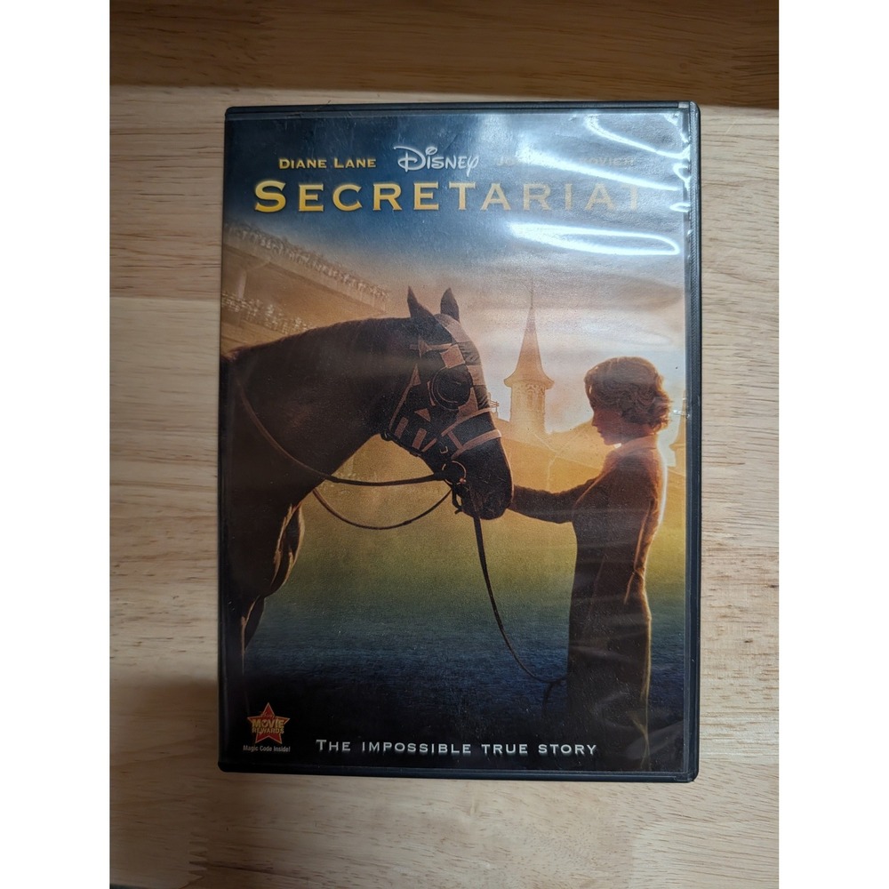 Disney Secretariat DVD Movie Unisex OS Multicolor Excellent True Story Drama